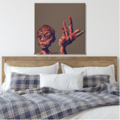 moet ik wachten canvas afdruk (Insitu (Slaapkamer))