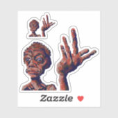 moet ik wachten sticker (Vel)