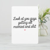 Moet je jullie nou toch zien, allemaal getrouwd en kaart (Staand voorkant)