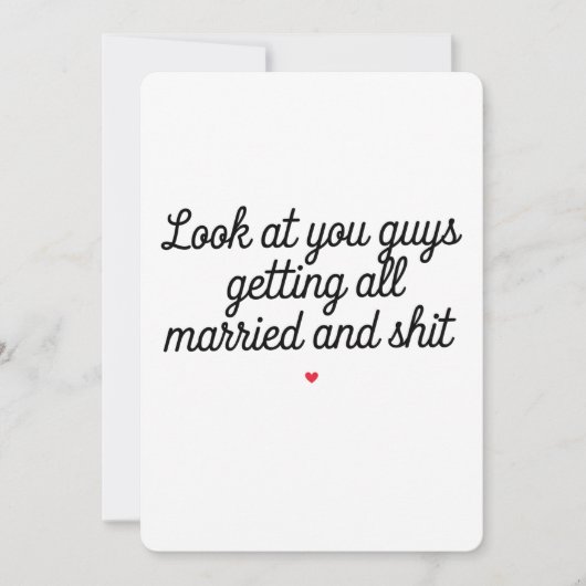 Moet je jullie nou toch zien, allemaal getrouwd en kaart (Voorkant)