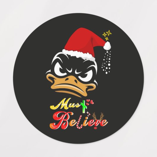 Moet Kerstmis geloven Labels (Design 5)