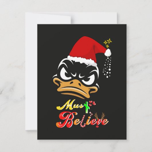 Moet Kerstmis geloven Notitiekaartje (Voorkant)