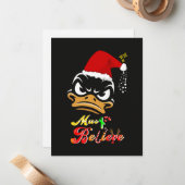 Moet Kerstmis geloven Notitiekaartje (Voorkant / Achterkant in situ)