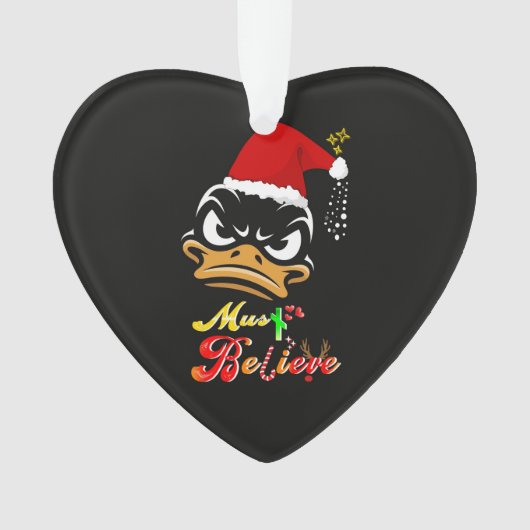 Moet Kerstmis geloven Ornament (voorkant)