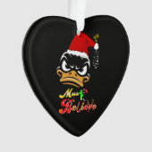 Moet Kerstmis geloven Ornament (voorkant)