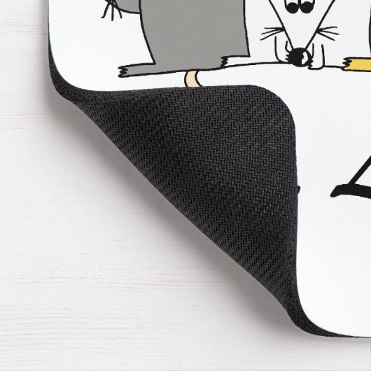 Moet. Liefde. Rats Mousemat Muismat (Hoek)