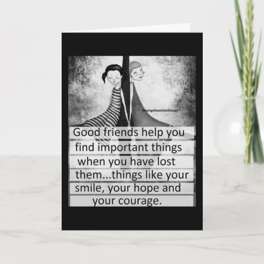 **MOET MIJN ZEER BESTE VRIENDAG WORDEN GEHAALD** K KAART (Voorkant)