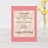 **MOET MIJN ZEER BESTE VRIENDAG WORDEN GEHAALD** K KAART (Gele Bloem)