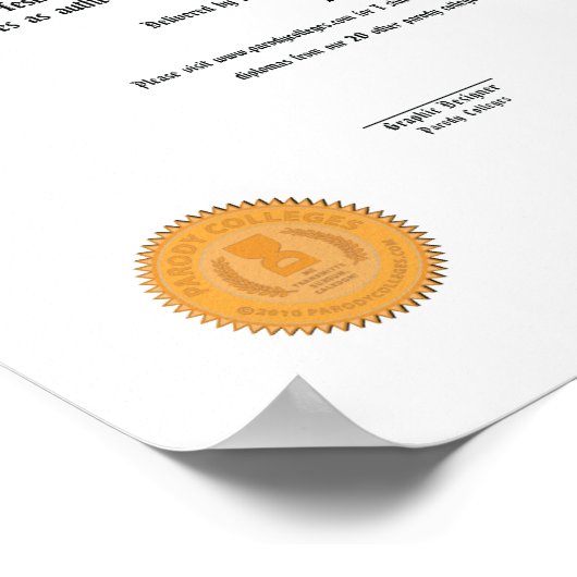 Moet naar het college gaan" poster (Hoek)