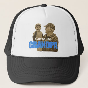 Moet opa zijn Klasse Retro Vintage Camo Familie Trucker Pet