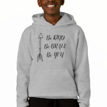 Moet proberen typografie kids hoodie