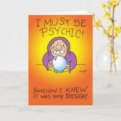 Moet Psychisch zijn Kaart (Gele Bloem)