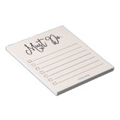 Moet | Reuzige Blush roze-to-do lijst Notitieblok (Schuin)