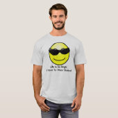 Moet Shades Face T-shirt Draag (Voorkant volledig)