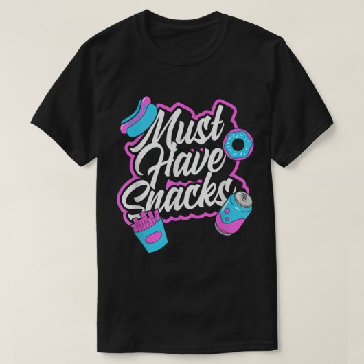 Moet snacks T-shirt JSTU Funny hebben (Design voorkant)
