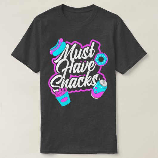 Moet snacks T-shirt JSTU Funny hebben (Design voorkant)