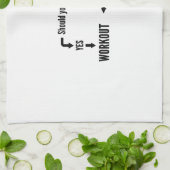 Moet u werken theedoek (Gevouwen)