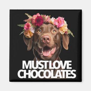 Moet van Chocolade bruine labs labrador retriever Magneet