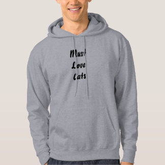 Moet van katten houden hoodie