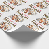 Moet van paarden houden cadeaupapier (Hoek)
