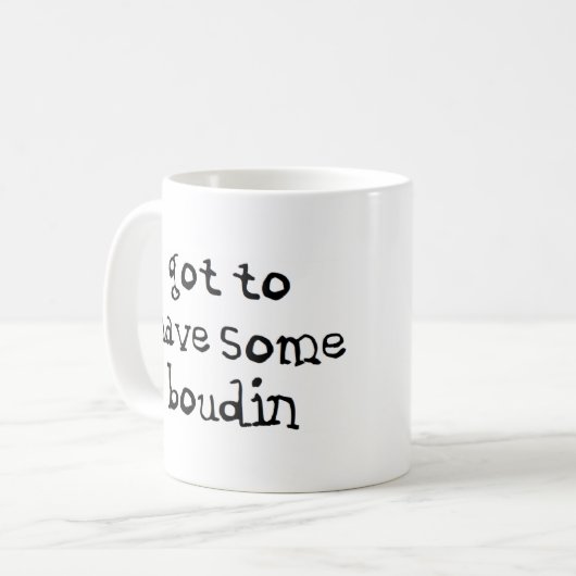 moet wat boudin hebben koffiemok (Voorkant links)