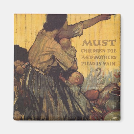 Moeten kinderen sterven magneet (Voorkant)