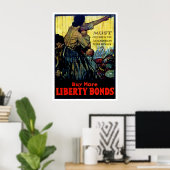 Moeten kinderen sterven ~ Meer vrijheidsobligaties Poster (Thuiskantoor)