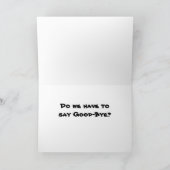 MOETEN WE AFSCHEID NEMEN **** KAART (Binnen)