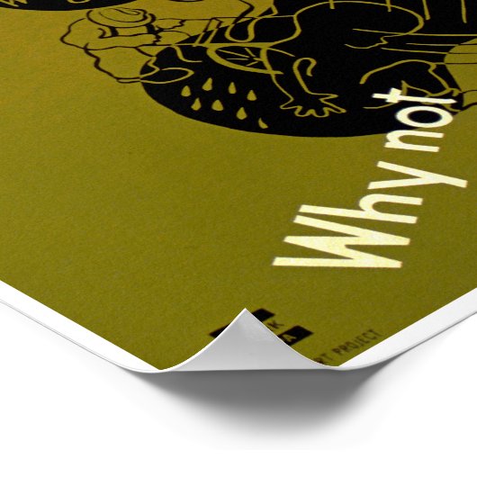 Moeten we dit altijd hebben? ~ Waarom niet thuis? Poster (Hoek)