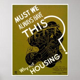 Moeten we dit altijd hebben? ~ Waarom niet thuis? Poster