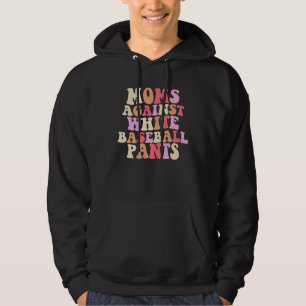 Moezen Tegen Witte Honkbalbroeken Groovy Kostuum Hoodie