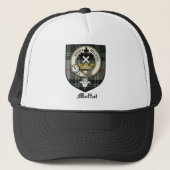 Moffat Clan Crest Badge Tartan Trucker Pet (Voorkant)