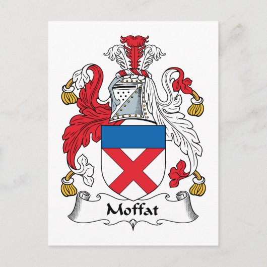 Moffat Family Crest Briefkaart (Voorkant)