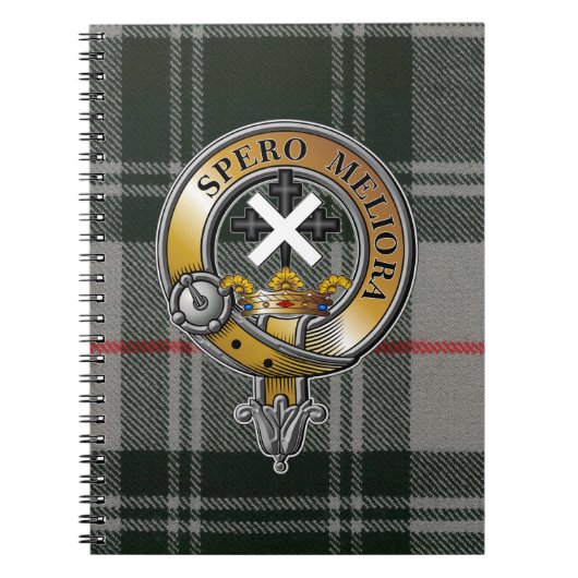 Moffat Tartan & Badge Notitieboek (Voorkant)