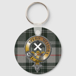 Moffat Tartan & Badge Sleutelhanger