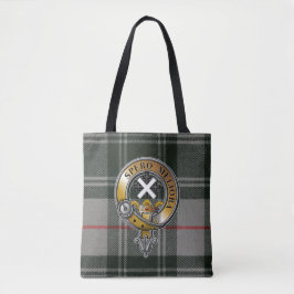Moffat Tartan & Badge Tote Bag