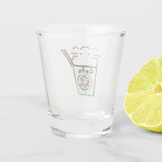 mofu_cafeglass shot glas (Achterkant)