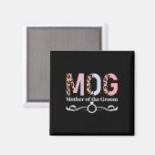 Mog Moeder van de bruidegom Luipaard Mama van de b Magneet (Voorkant / Achterkant)