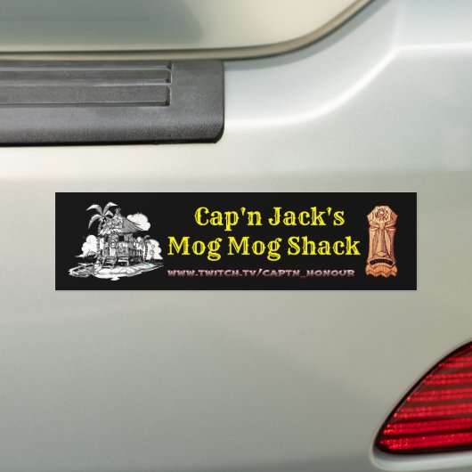 Mog Mog Shack Bumpersticker (Op auto)