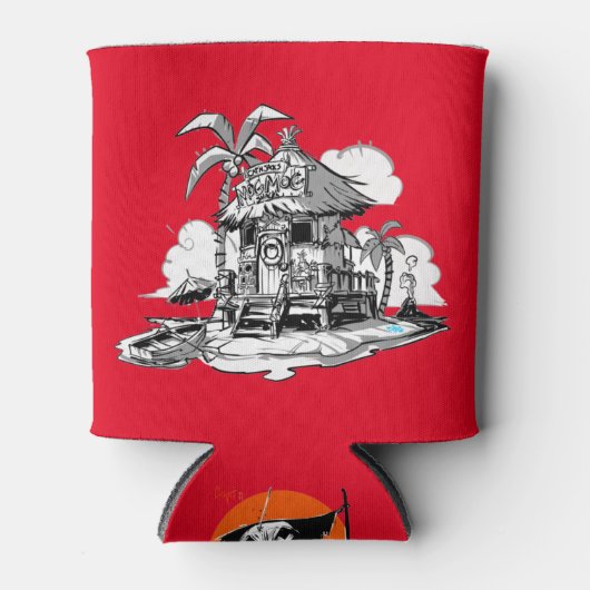 Mog Mog Shack Koelbox Blikjeskoeler (Voorkant)