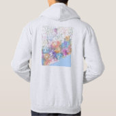 Mogadishu Somalia City Map Hoodie (Achterkant)