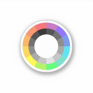 MOGAI Pride Colorwheel Sticker