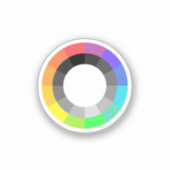 MOGAI Pride Flag Sticker (Voorkant)