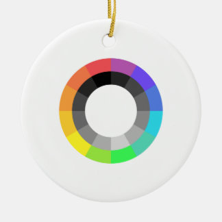 MOGAI Pride kleurenwiel Keramisch Ornament
