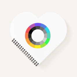 MOGAI spiraalvormig hartvormig Notitieboek