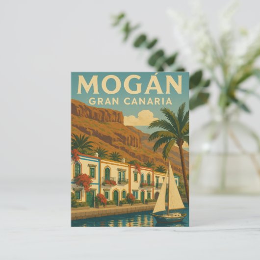  Mogan Gran Canaria Briefkaart (Staand voorkant)