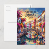 Mogán (Klein Venetië) Spanje Briefkaart (Voorkant / Achterkant)