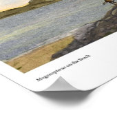 Moganopterus bij het strand poster (Hoek)