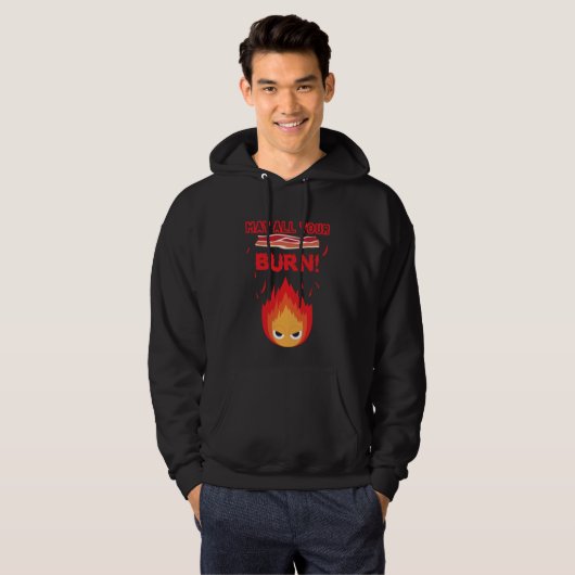 Moge al je Bacon Burn Hoodie (Voorkant volledig)