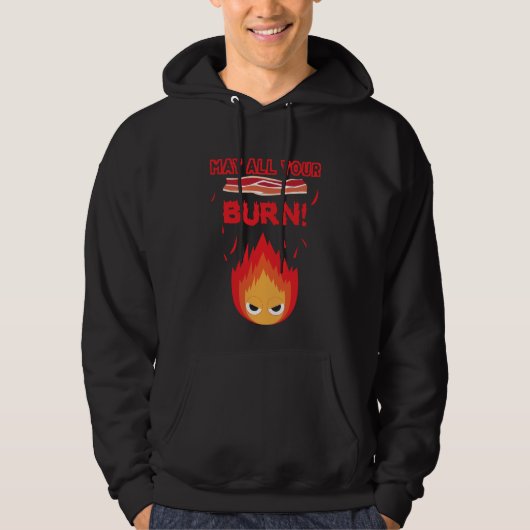 Moge al je Bacon Burn Hoodie (Voorkant)